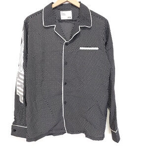 NEW!! EPTM SIZE S The Perfect Example Drip Flame Black Polka Dot Shirt 8786